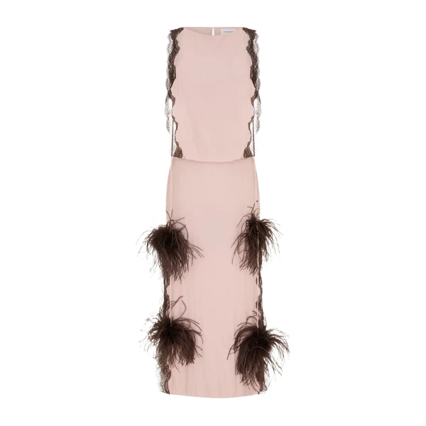 Elevate your elegance in this 16 Arlington Dresses from the luxury feather dress edit