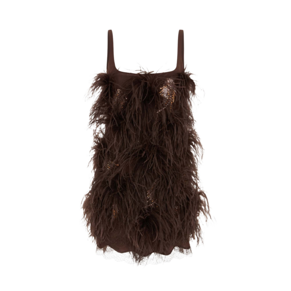 Elevate your elegance in this 16 Arlington Dresses from the luxury feather dress edit