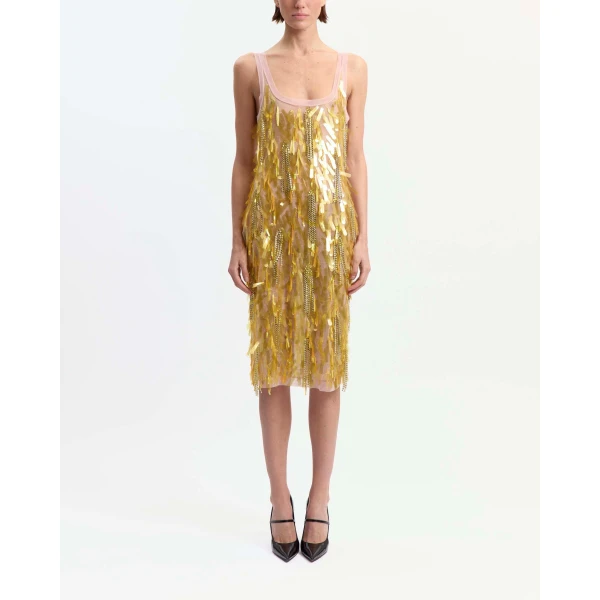 Elevate your elegance in this 16 Arlington Dresses from the luxury feather dress edit