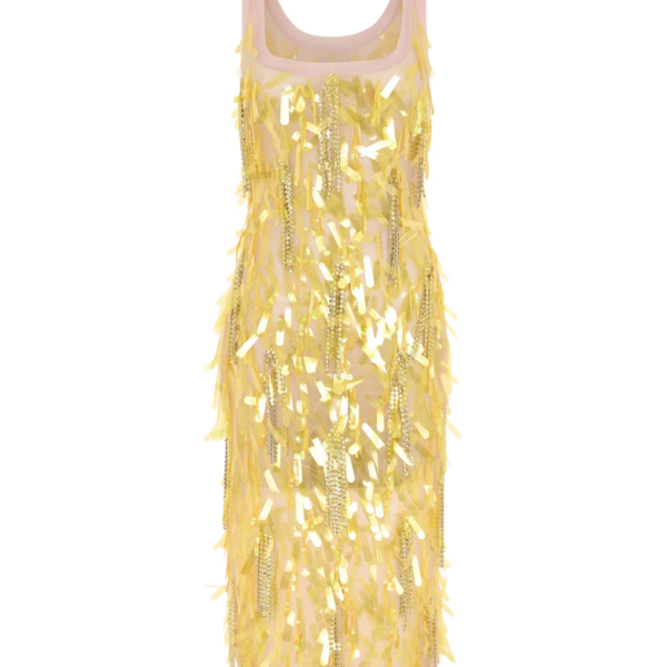 Elevate your elegance in this 16 Arlington Dresses from the luxury feather dress edit