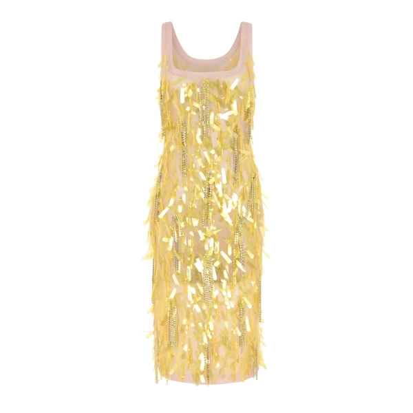 Elevate your elegance in this 16 Arlington Dresses from the luxury feather dress edit