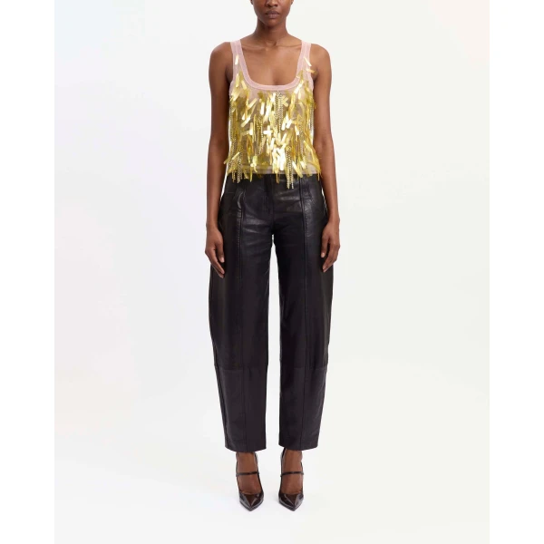 Elevate your elegance in this 16 Arlington Tops from the luxury feather dress edit