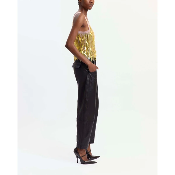 Elevate your elegance in this 16 Arlington Tops from the luxury feather dress edit