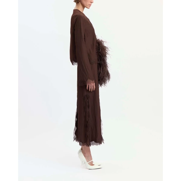 Elevate your elegance in this 16 Arlington Skirts from the luxury feather dress edit
