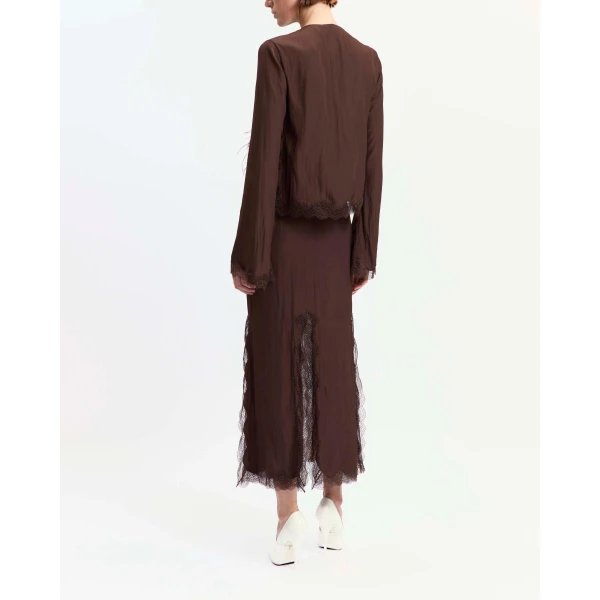 Elevate your elegance in this 16 Arlington Skirts from the luxury feather dress edit