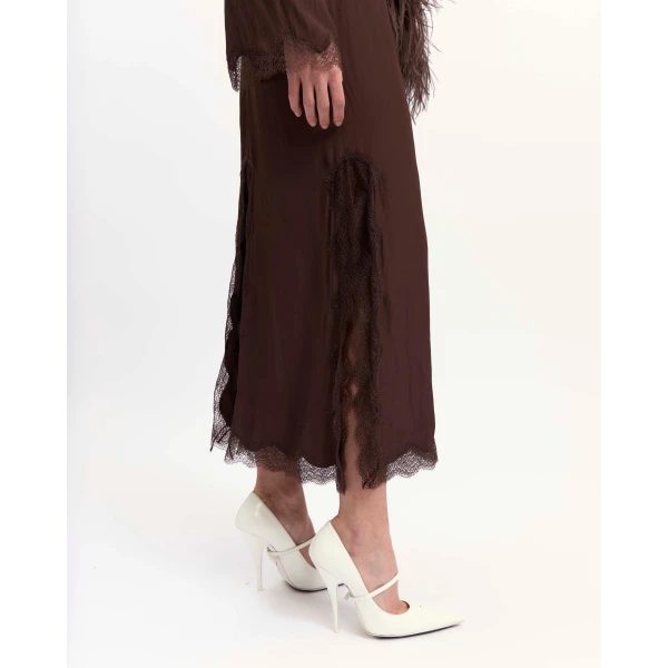 Elevate your elegance in this 16 Arlington Skirts from the luxury feather dress edit