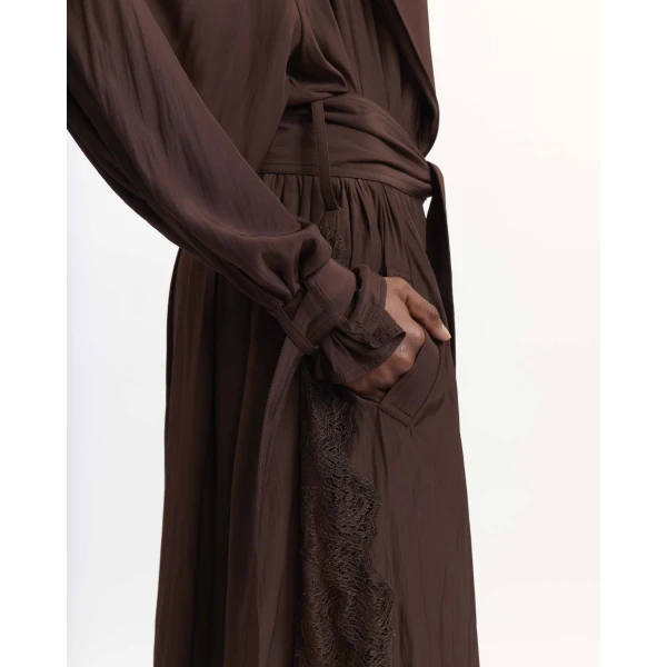 Elevate your elegance in this 16 Arlington Coats from the luxury feather dress edit