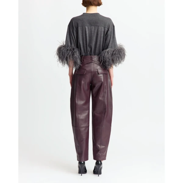 Elevate your elegance in this 16 Arlington Tops from the luxury feather dress edit