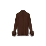 Elevate your elegance in this 16 Arlington Tops from the luxury feather dress edit
