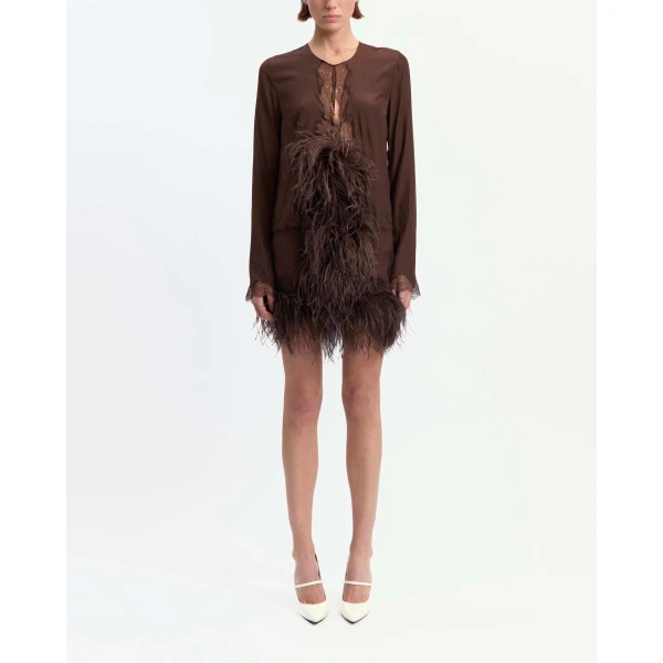 Elevate your elegance in this 16 Arlington Skirts from the luxury feather dress edit