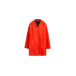 Alaïa A Line Suede Goatskin Coat - ALAÏA Coats - Laser Cut Luxury - Shop at Coveti