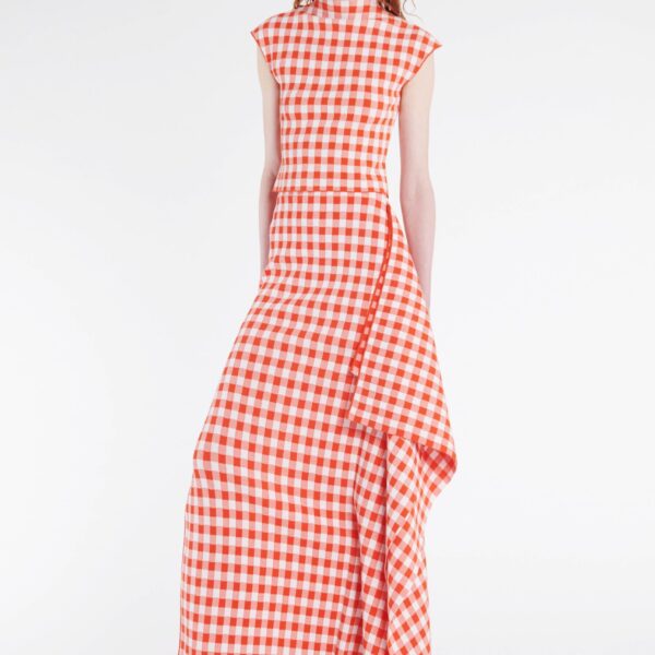 Red White Gingham top