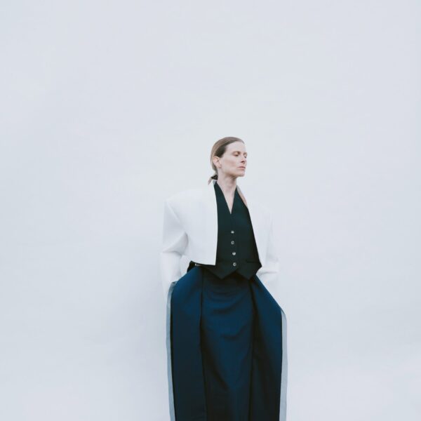 Navy skirt