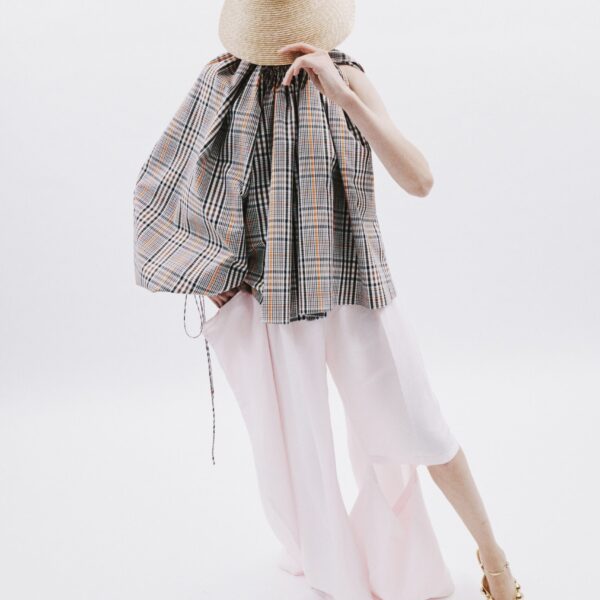 Brown Check top