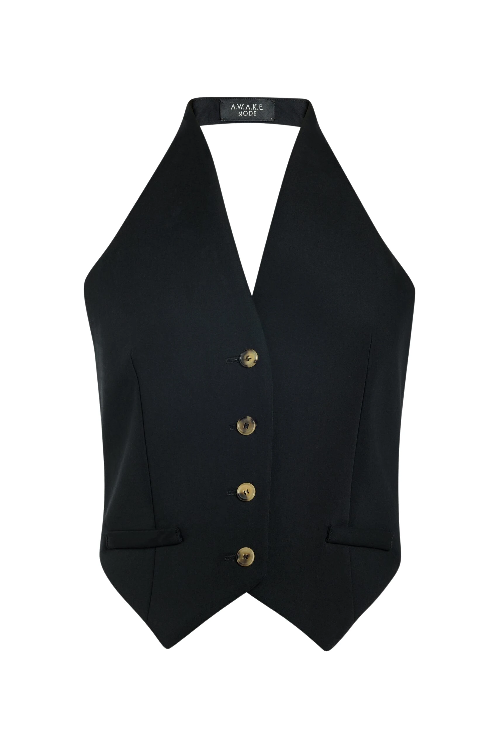 A.W.A.K.E.-MODE-Vest-With-Tie-Back-Black-scaled29905_nobg A.W.A.K.E. MODE top