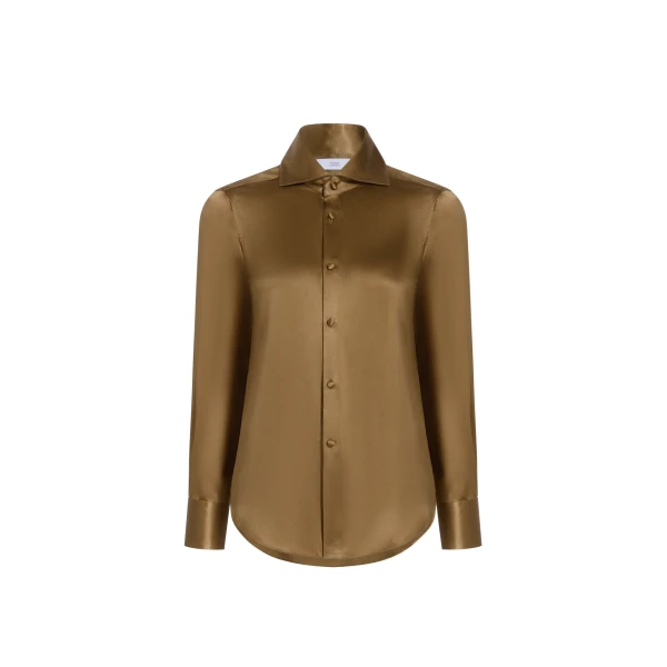 Adam Lippes Aston Shirt in Olive
