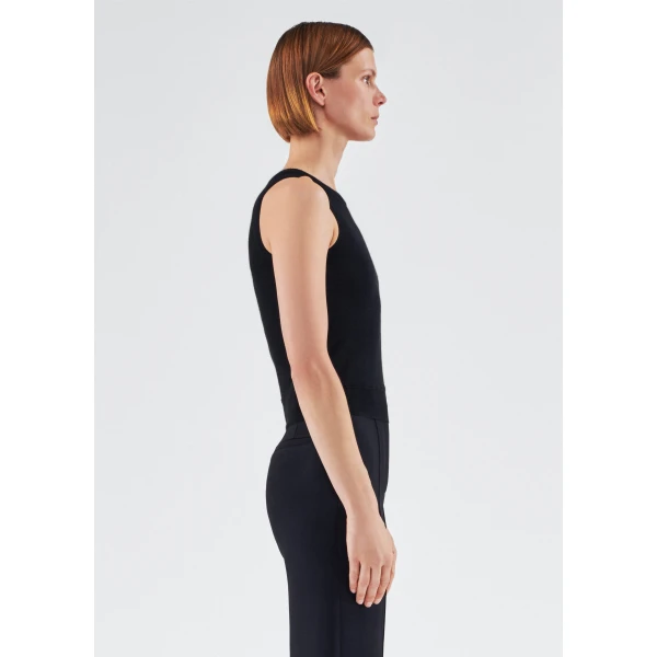 Adam Lippes Ava Knit in Black, view 3