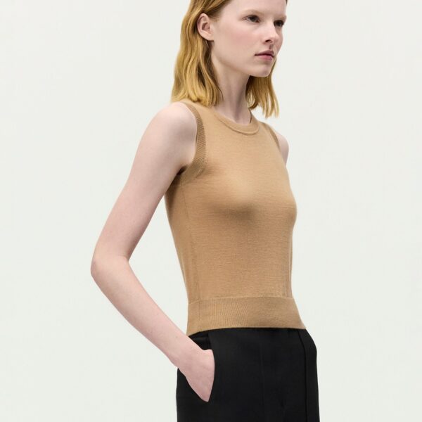 Beige knitwear