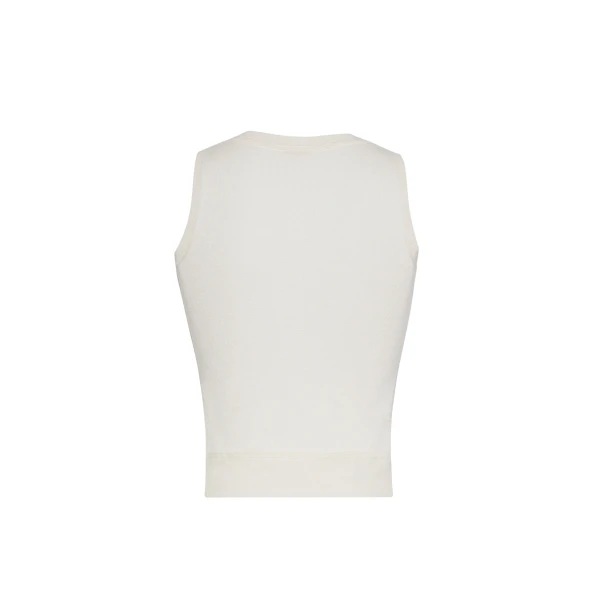 Adam Lippes Ava Knit in Ivory, view 4