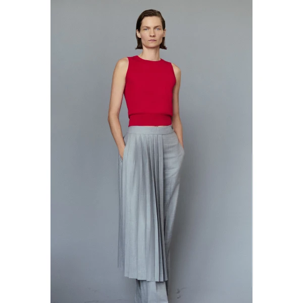 Adam Lippes Ava Knit in Poppy, view 2