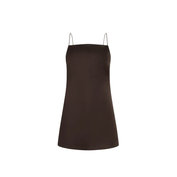Adam Lippes Avalon Dress in Espresso