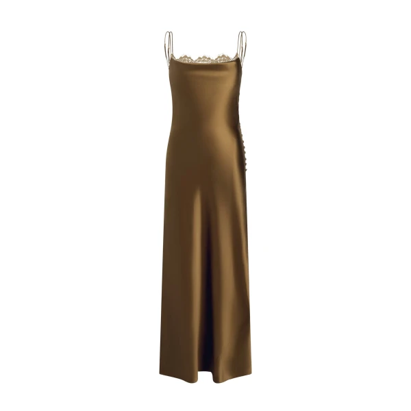 Adam Lippes Blake Dress in Olive