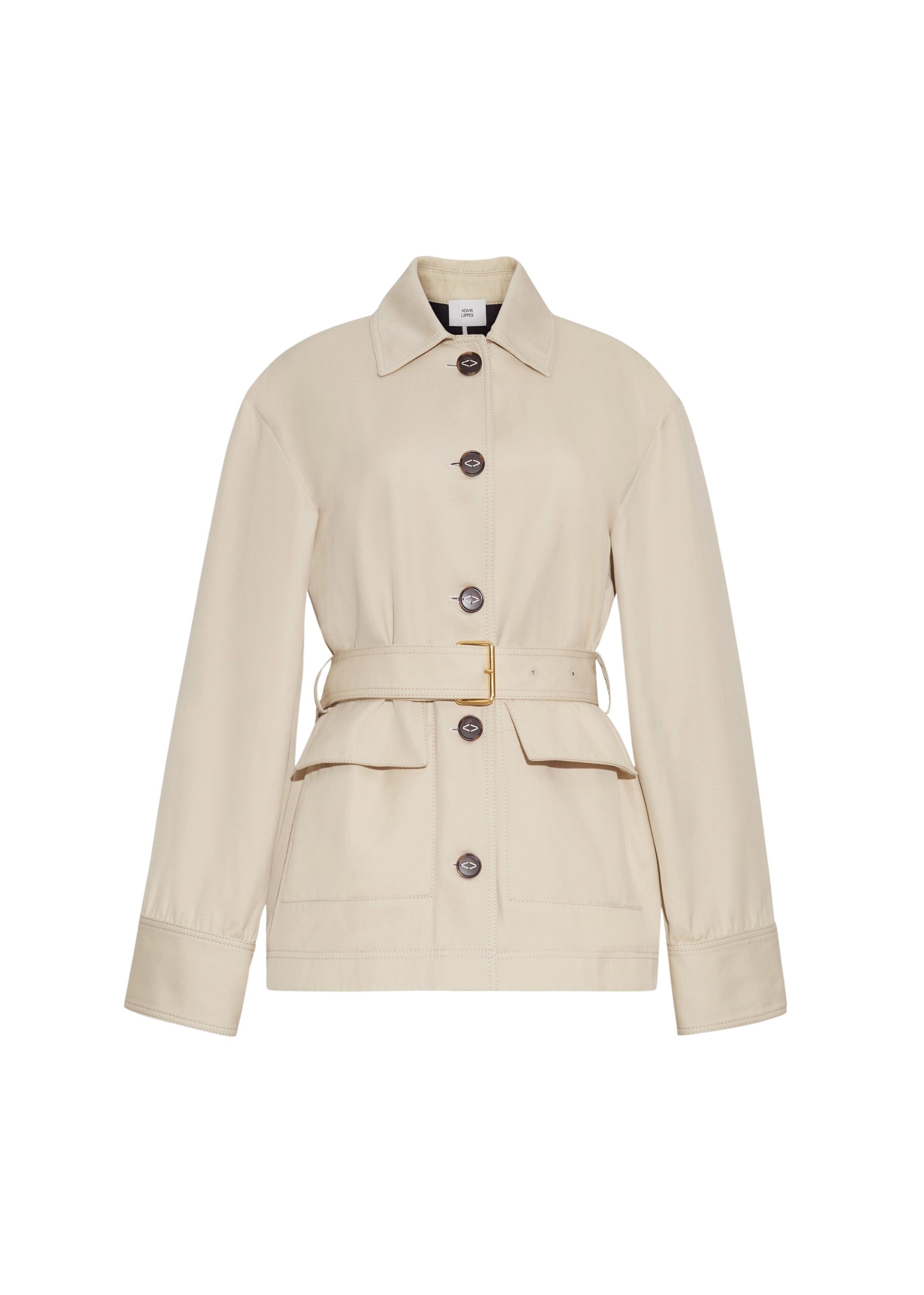 Adam Lippes Brixson Jacket in Cream/Black