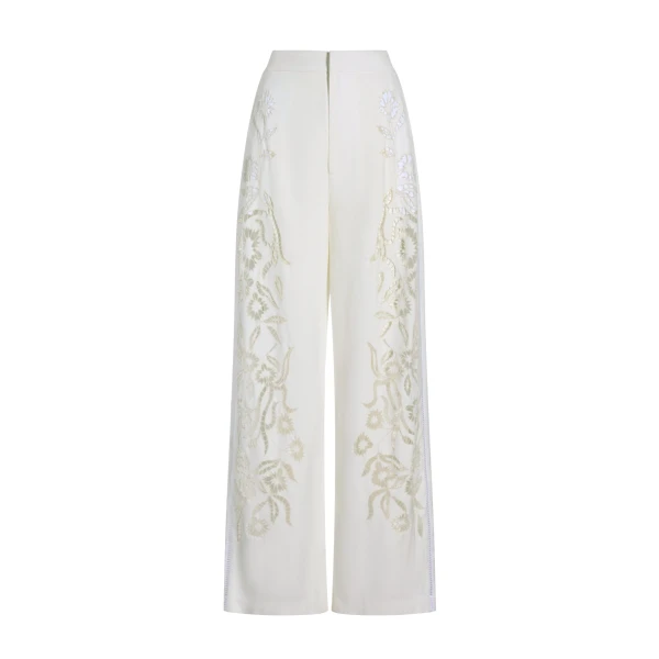 Adam Lippes Brooks Pant in White