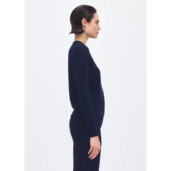 Blue knitwear