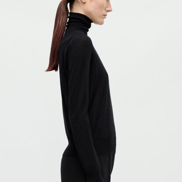 Black knitwear