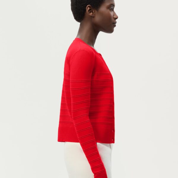 Red knitwear