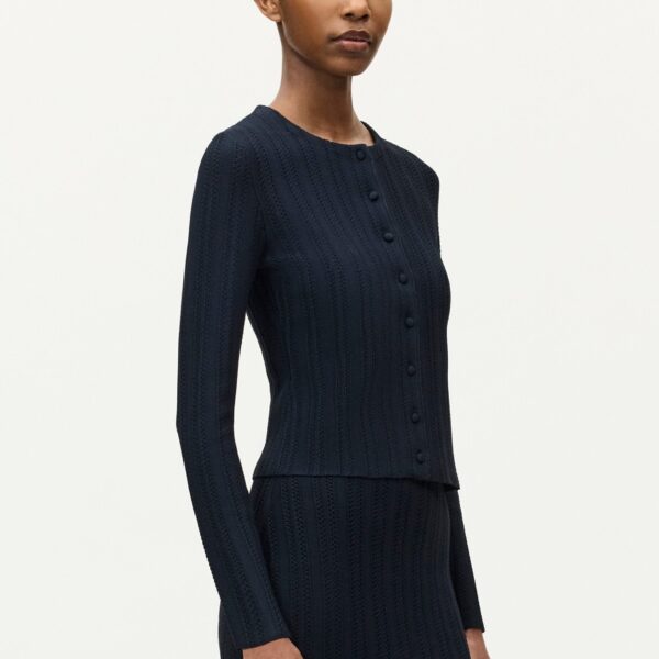 Blue knitwear