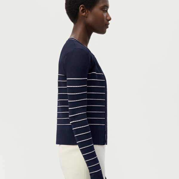 Blue knitwear