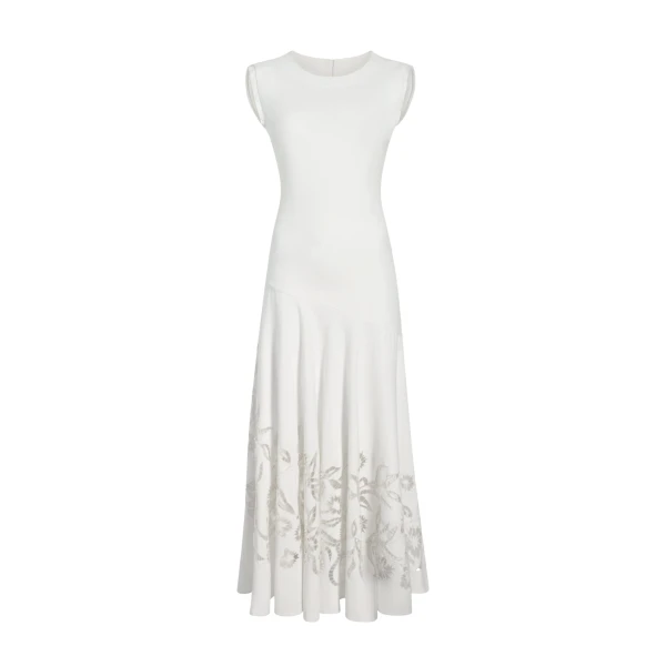 Adam Lippes Gwenyth Dress in White
