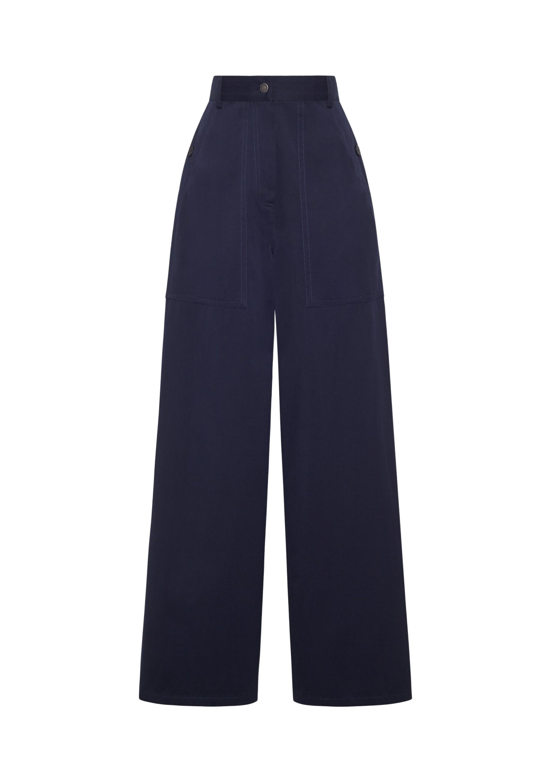 Adam Lippes Jasper Pant in Navy