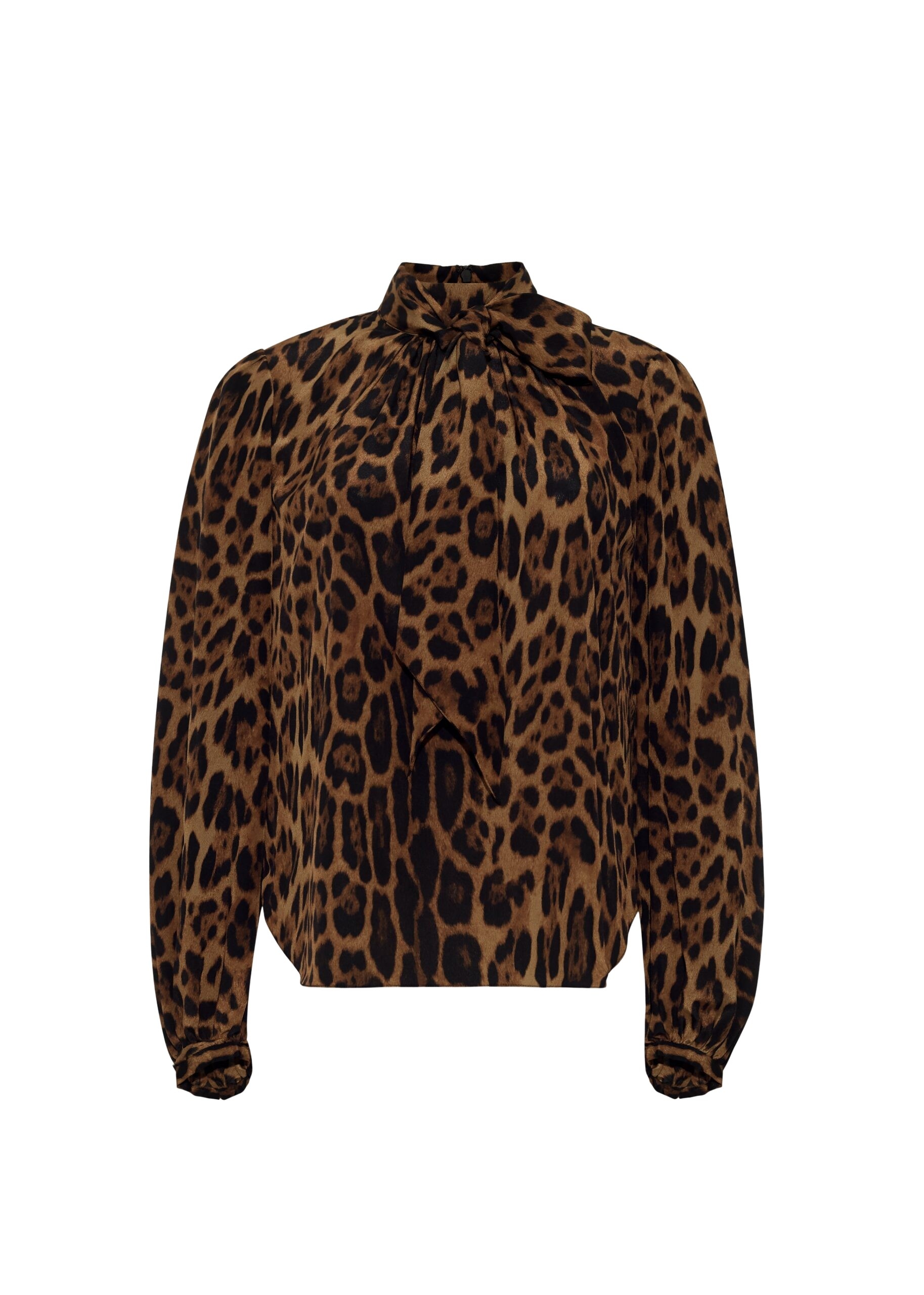 Adam Lippes Joan Top in Natural Leopard