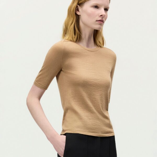 Beige knitwear