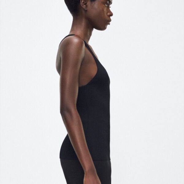 Black knitwear