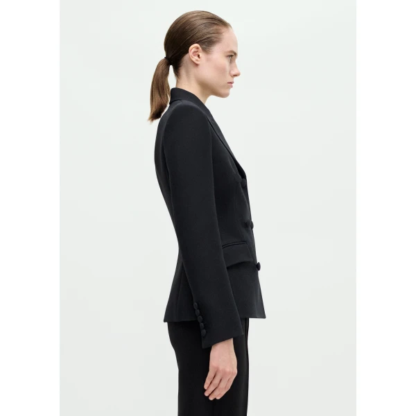 Adam Lippes Malone Jacket in Black, view 3