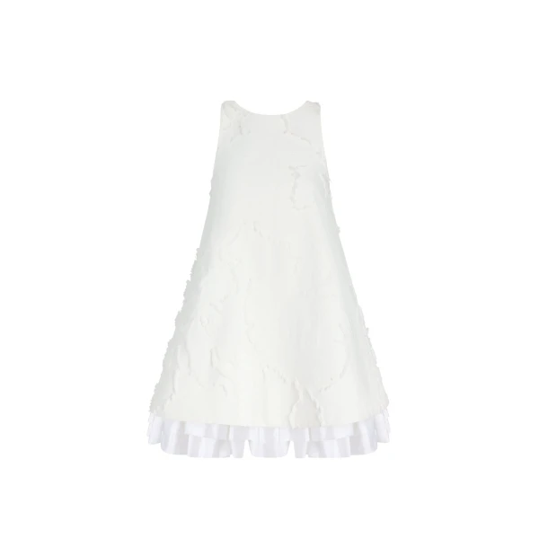 Adam Lippes Manon Dress in White