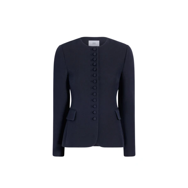Adam Lippes Marin Jacket in Navy