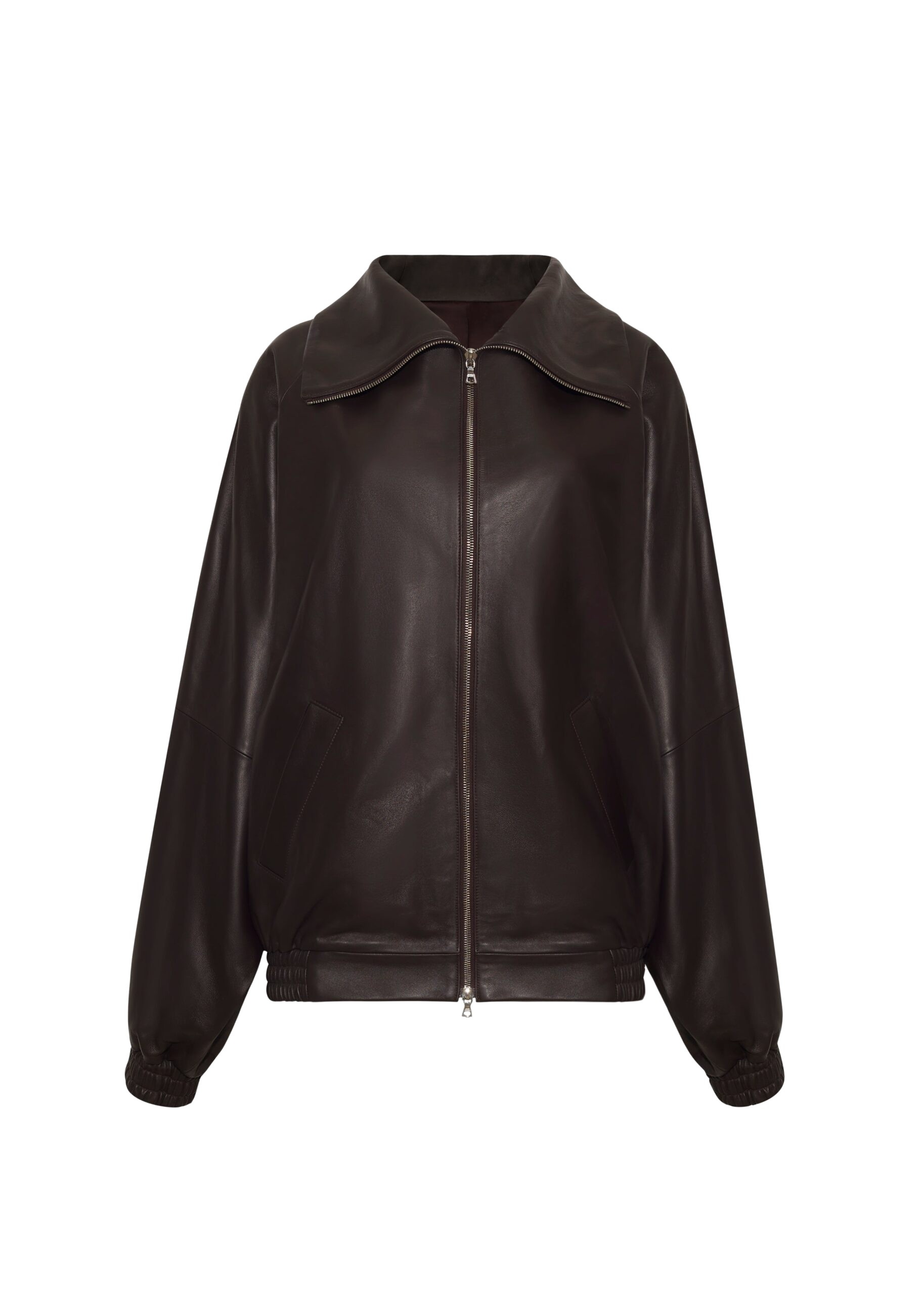 Adam Lippes Presley Bomber in Mocha Jacket