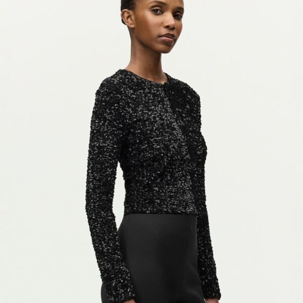 Black knitwear