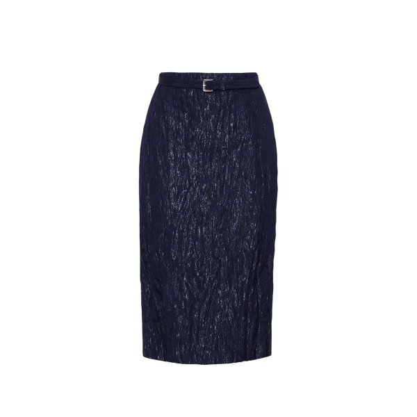 Adam Lippes Rei Skirt in Navy