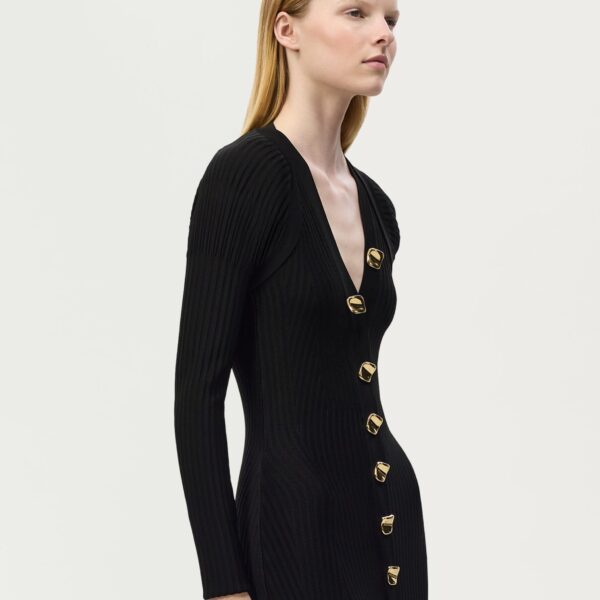 Black knitwear