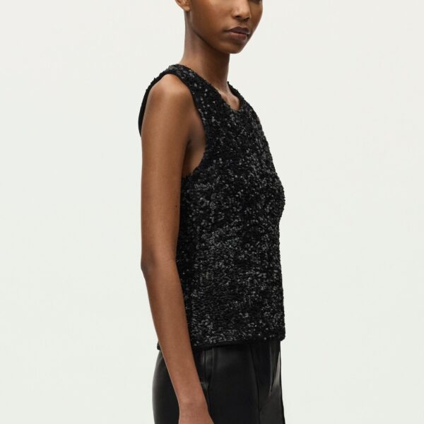 Black knitwear