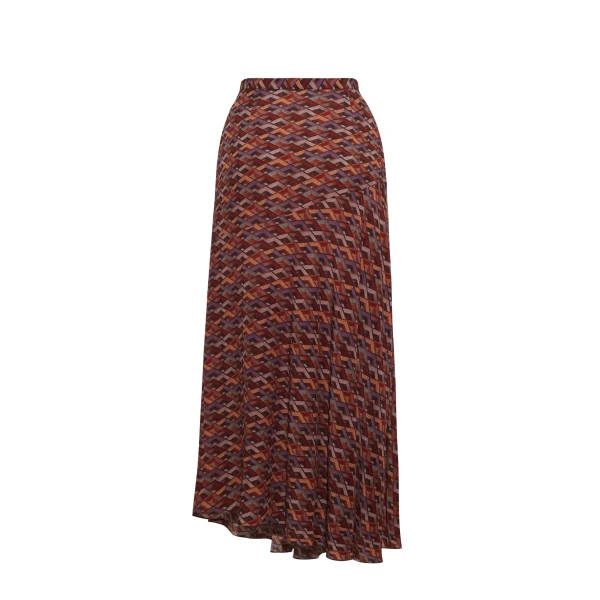 Adam Lippes Tess Skirt in Copper