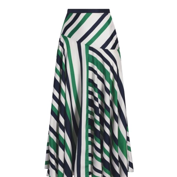 Thea Skirt in Green Multi