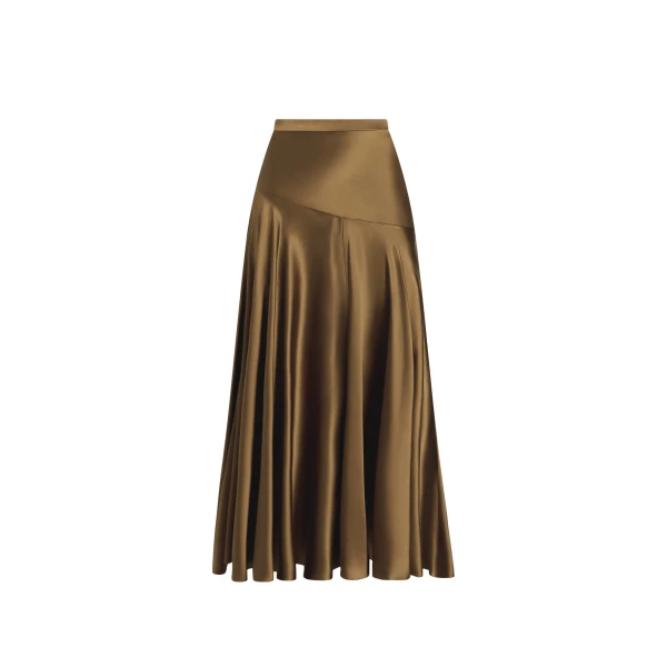 Adam Lippes Thea Skirt in Olive