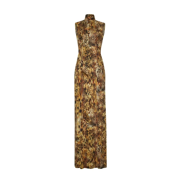 Adam Lippes Theo Dress in Copper Multi